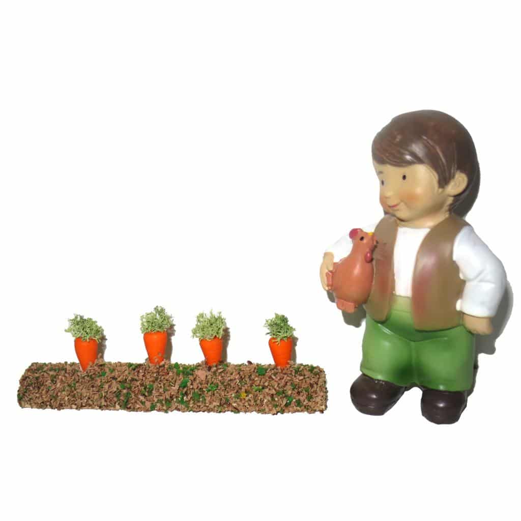 Huerto De Zanahorias Para Figuras De Cm A Cm Miniaturalia